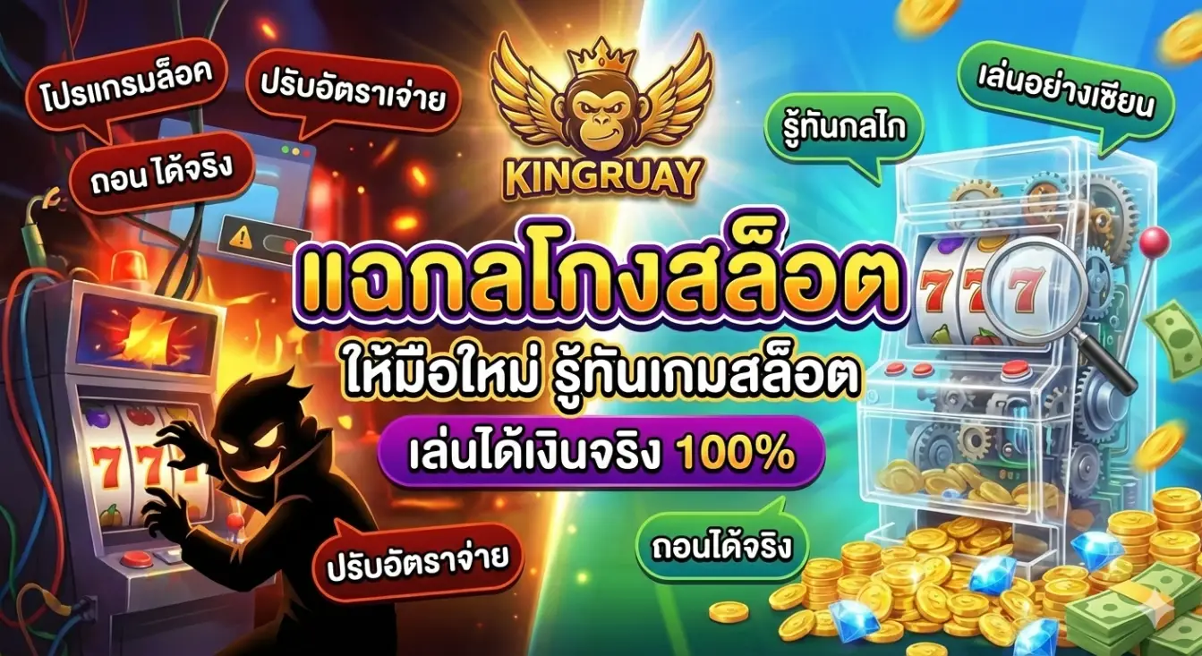 แฉกลโกงสล็อต ให้มือใหม่ รู้ทันเกมสล็อต เล่นได้เงินจริง 100%